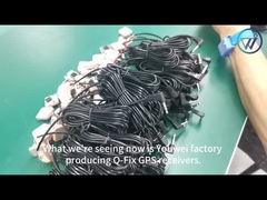 Cena de produção dos receptores de antena GPS Q-Fix-Youwei